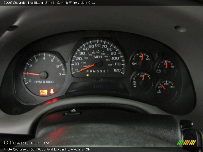 Summit White / Light Gray 2006 Chevrolet TrailBlazer LS 4x4