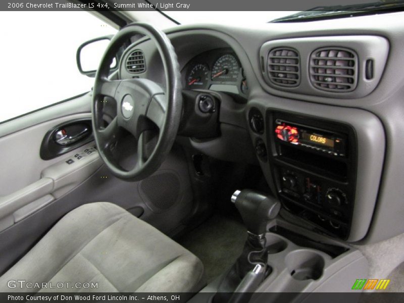 Summit White / Light Gray 2006 Chevrolet TrailBlazer LS 4x4