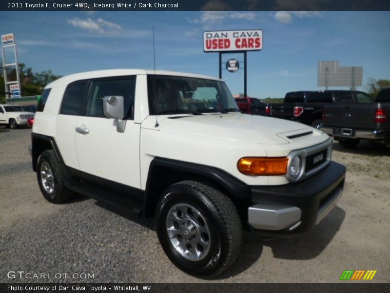 Iceberg White / Dark Charcoal 2011 Toyota FJ Cruiser 4WD