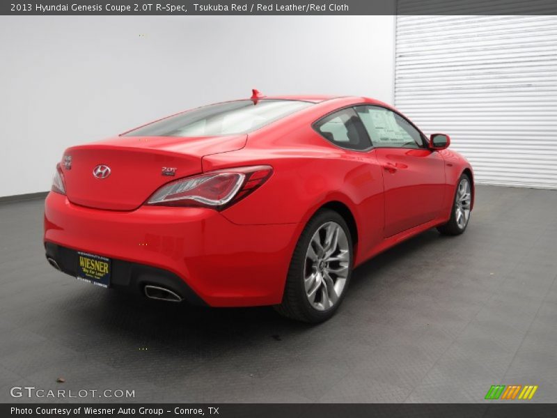 Tsukuba Red / Red Leather/Red Cloth 2013 Hyundai Genesis Coupe 2.0T R-Spec