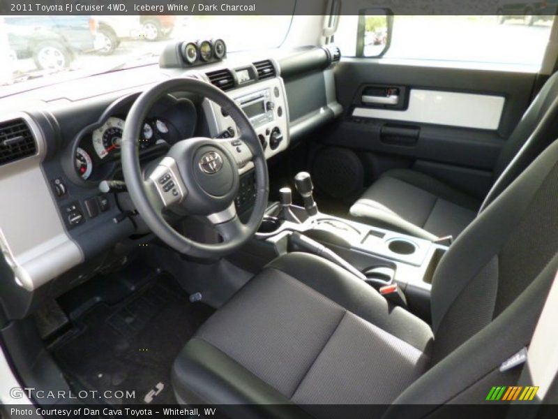 Iceberg White / Dark Charcoal 2011 Toyota FJ Cruiser 4WD