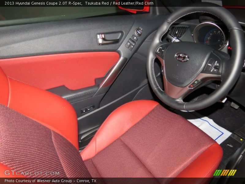 Front Seat of 2013 Genesis Coupe 2.0T R-Spec