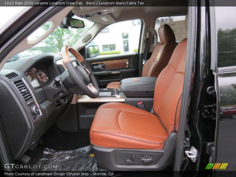  2013 1500 Laramie Longhorn Crew Cab Longhorn Black/Cattle Tan Interior