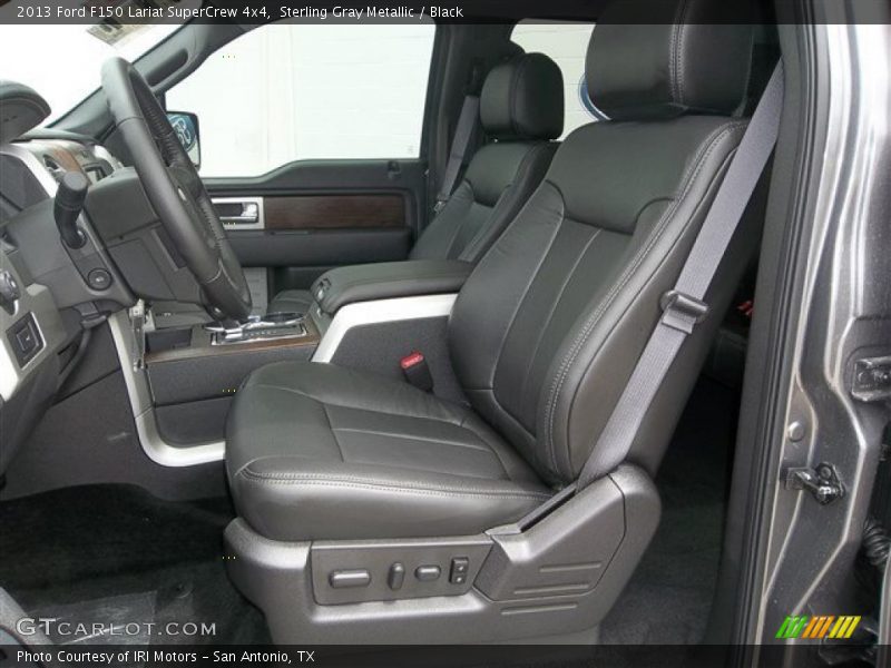 Sterling Gray Metallic / Black 2013 Ford F150 Lariat SuperCrew 4x4