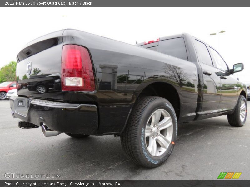 Black / Black 2013 Ram 1500 Sport Quad Cab
