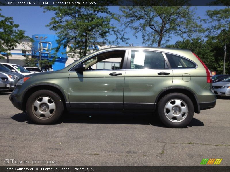 Green Tea Metallic / Ivory 2009 Honda CR-V LX 4WD