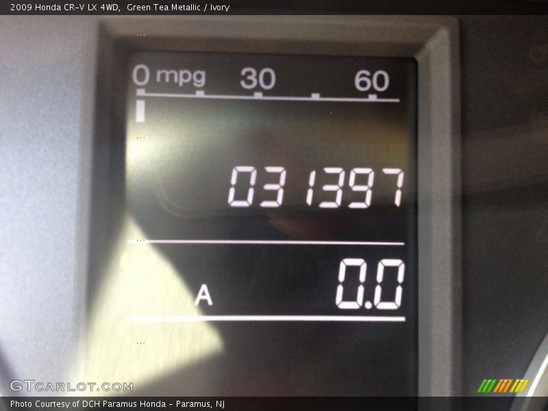 Green Tea Metallic / Ivory 2009 Honda CR-V LX 4WD