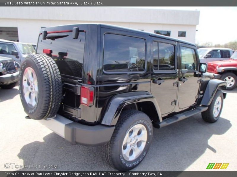 Black / Black 2013 Jeep Wrangler Unlimited Sahara 4x4
