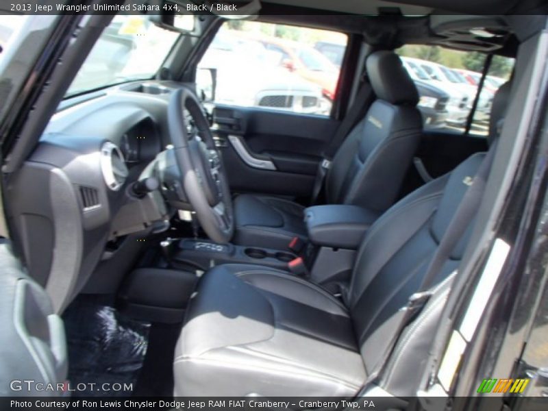 Black / Black 2013 Jeep Wrangler Unlimited Sahara 4x4