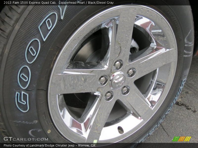 Copperhead Pearl / Black/Diesel Gray 2013 Ram 1500 Express Quad Cab