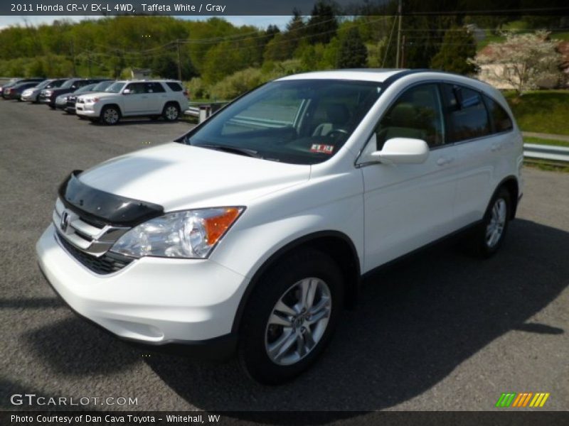 Taffeta White / Gray 2011 Honda CR-V EX-L 4WD