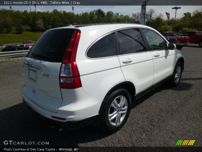 Taffeta White / Gray 2011 Honda CR-V EX-L 4WD