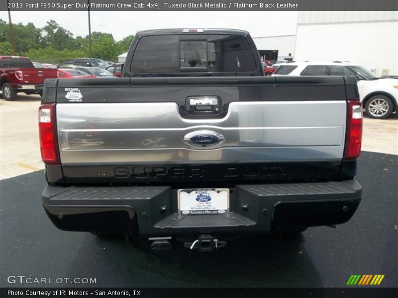 Tuxedo Black Metallic / Platinum Black Leather 2013 Ford F350 Super Duty Platinum Crew Cab 4x4