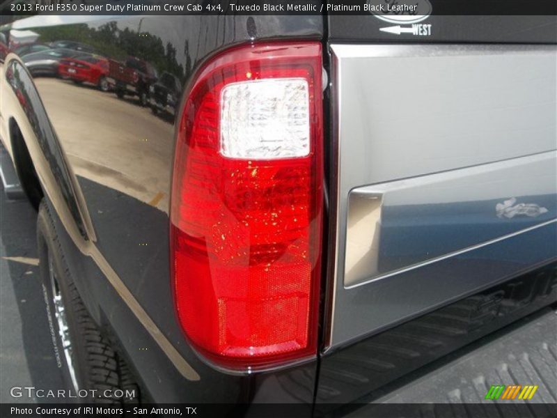 Tuxedo Black Metallic / Platinum Black Leather 2013 Ford F350 Super Duty Platinum Crew Cab 4x4