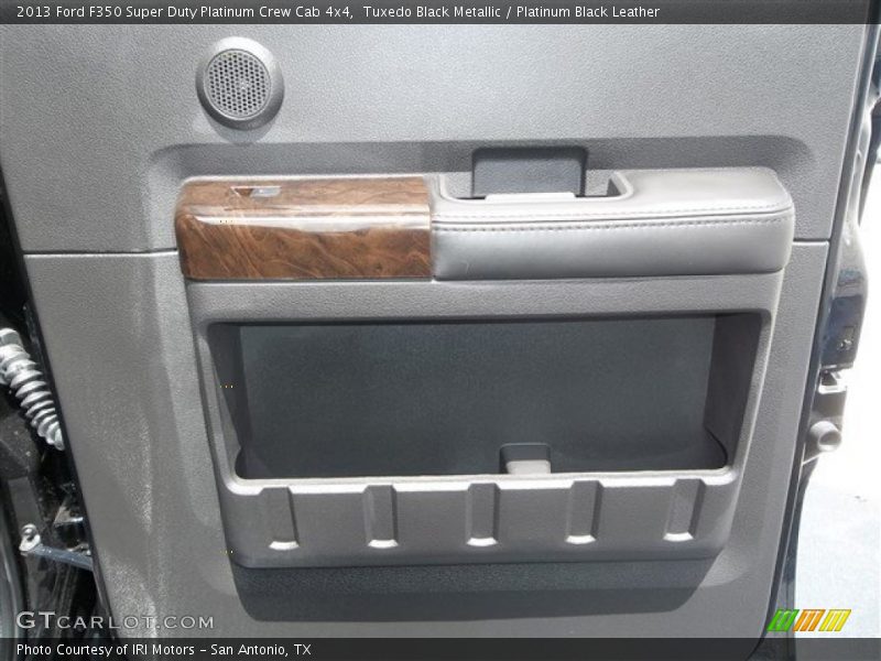 Tuxedo Black Metallic / Platinum Black Leather 2013 Ford F350 Super Duty Platinum Crew Cab 4x4