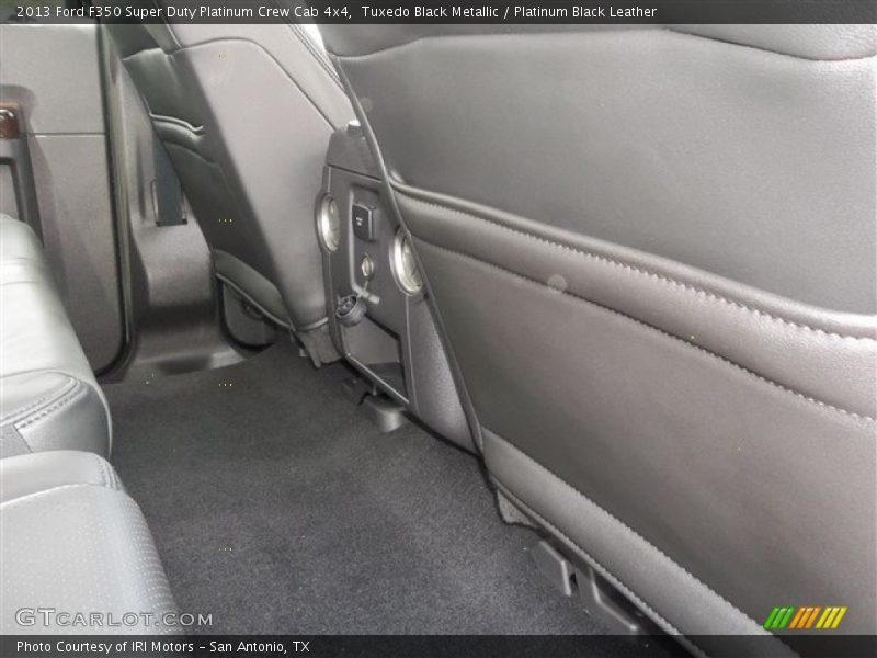 Tuxedo Black Metallic / Platinum Black Leather 2013 Ford F350 Super Duty Platinum Crew Cab 4x4