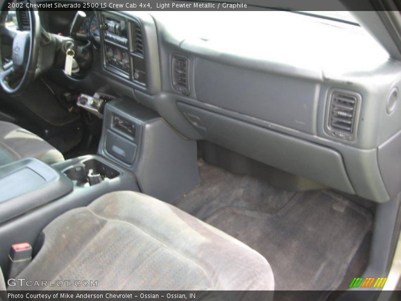 Light Pewter Metallic / Graphite 2002 Chevrolet Silverado 2500 LS Crew Cab 4x4