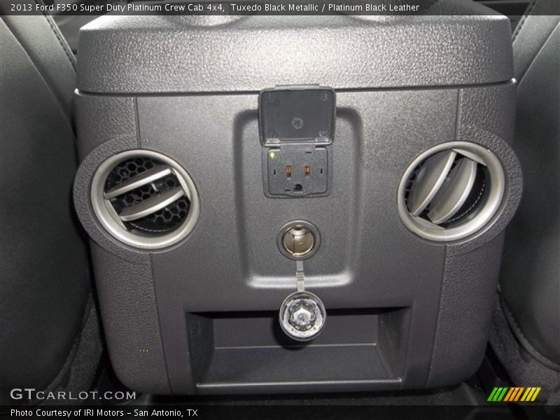 Tuxedo Black Metallic / Platinum Black Leather 2013 Ford F350 Super Duty Platinum Crew Cab 4x4