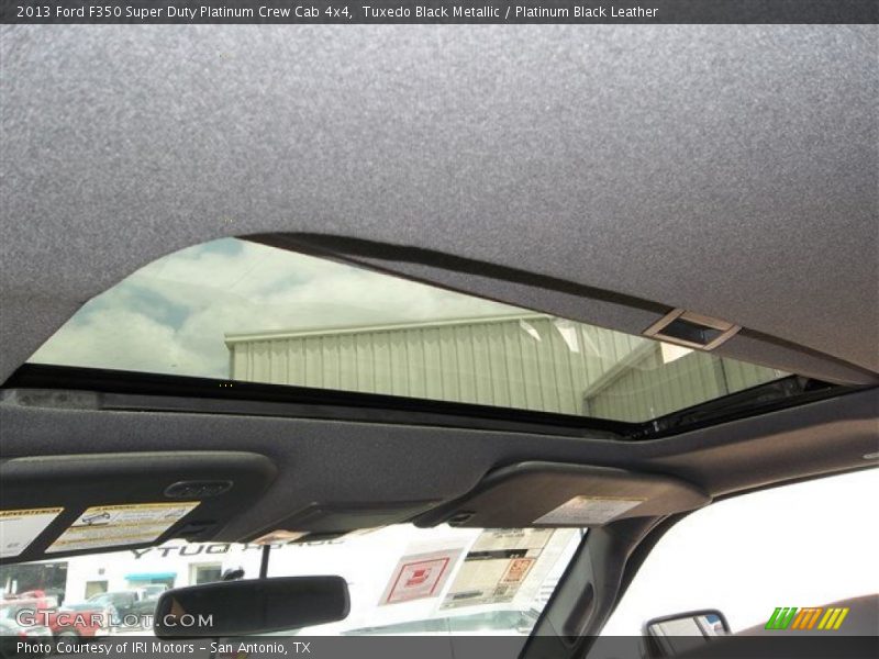 Tuxedo Black Metallic / Platinum Black Leather 2013 Ford F350 Super Duty Platinum Crew Cab 4x4