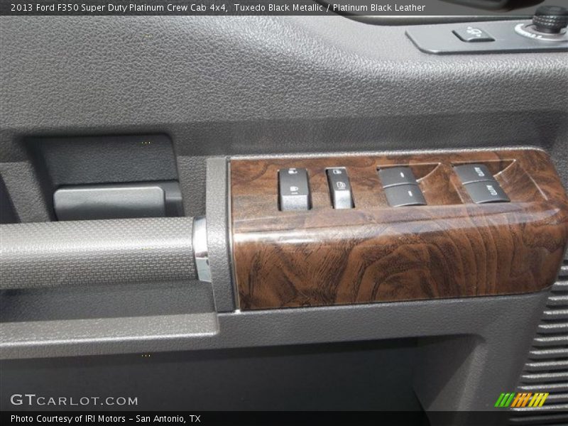 Tuxedo Black Metallic / Platinum Black Leather 2013 Ford F350 Super Duty Platinum Crew Cab 4x4
