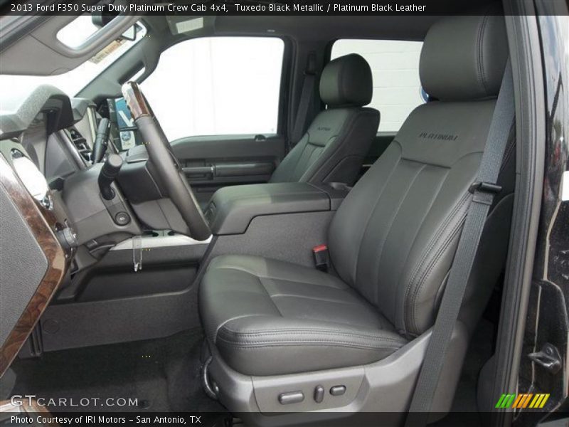 Front Seat of 2013 F350 Super Duty Platinum Crew Cab 4x4