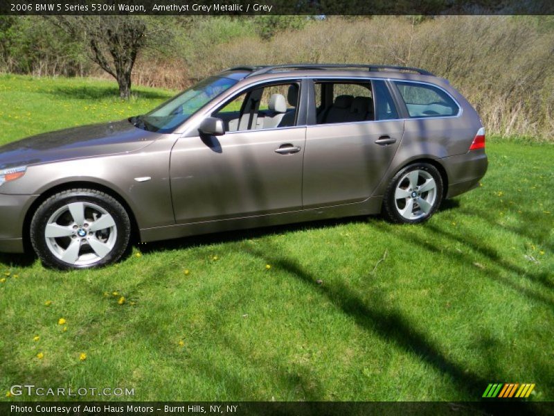 Amethyst Grey Metallic / Grey 2006 BMW 5 Series 530xi Wagon