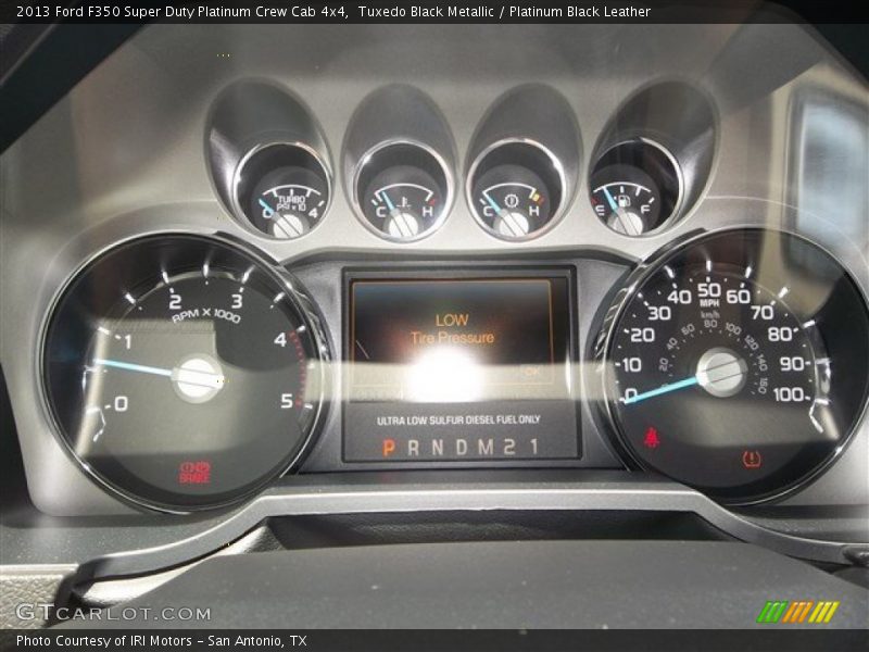  2013 F350 Super Duty Platinum Crew Cab 4x4 Platinum Crew Cab 4x4 Gauges