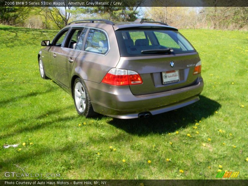 Amethyst Grey Metallic / Grey 2006 BMW 5 Series 530xi Wagon