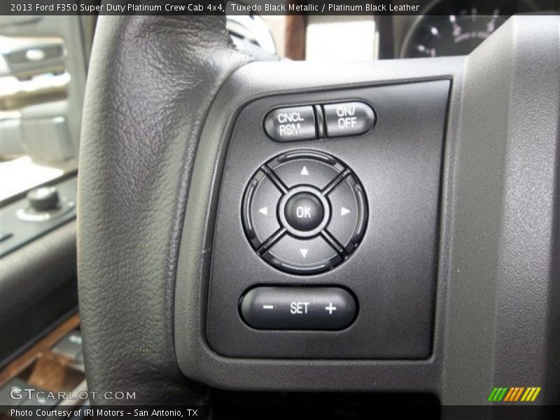 Controls of 2013 F350 Super Duty Platinum Crew Cab 4x4