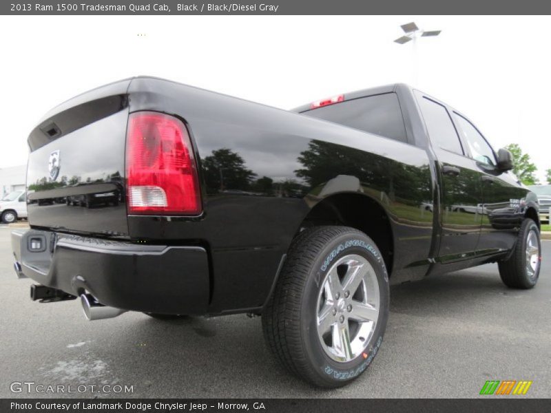 Black / Black/Diesel Gray 2013 Ram 1500 Tradesman Quad Cab
