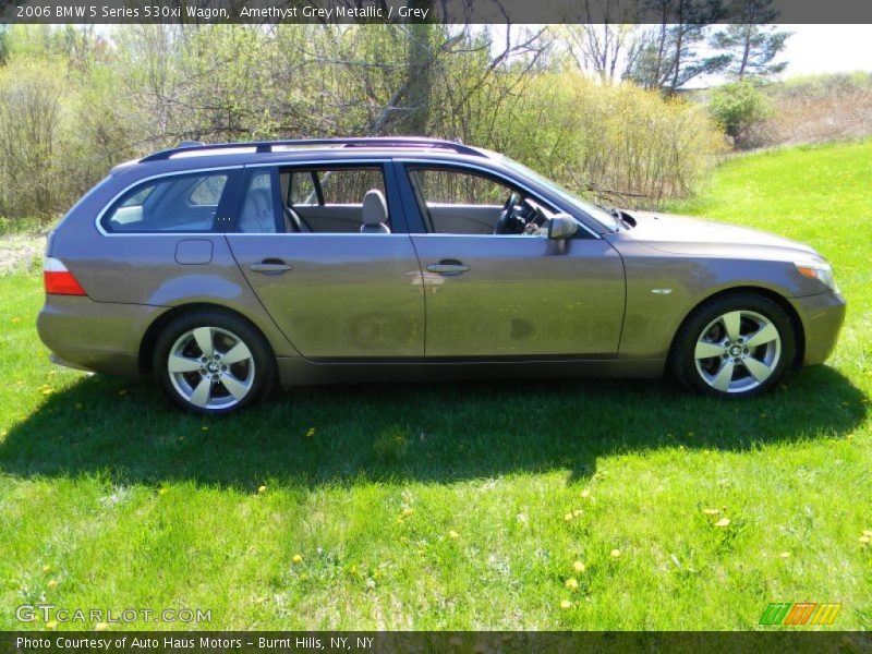 Amethyst Grey Metallic / Grey 2006 BMW 5 Series 530xi Wagon