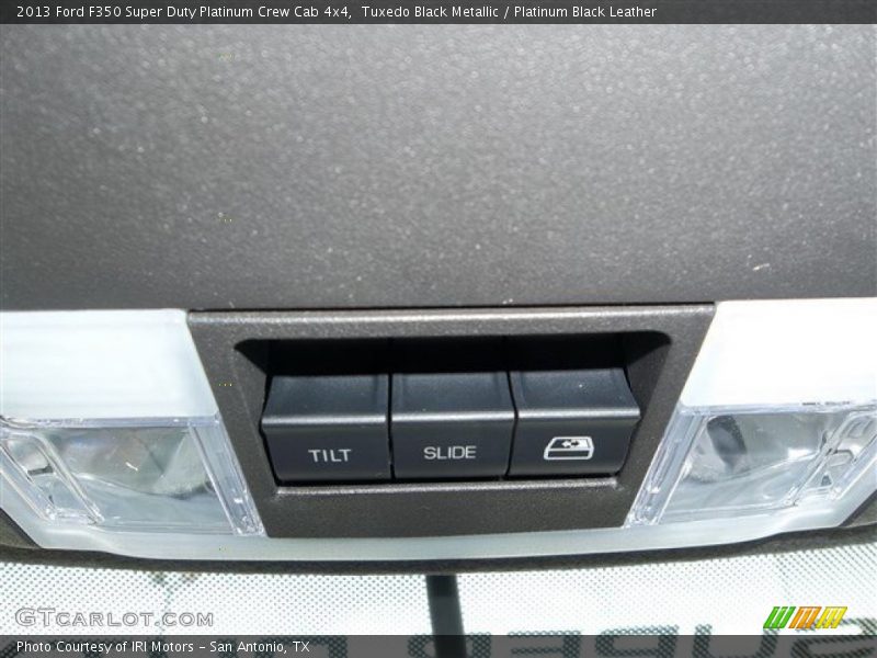 Tuxedo Black Metallic / Platinum Black Leather 2013 Ford F350 Super Duty Platinum Crew Cab 4x4