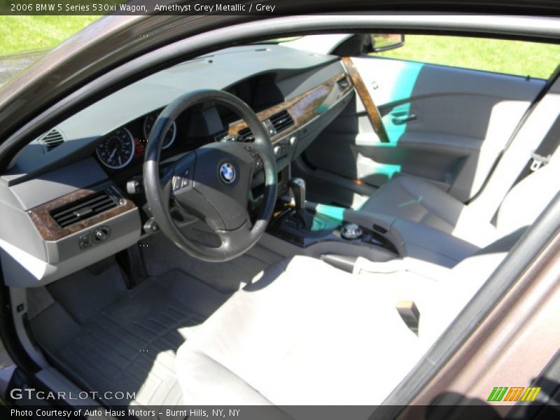 Amethyst Grey Metallic / Grey 2006 BMW 5 Series 530xi Wagon