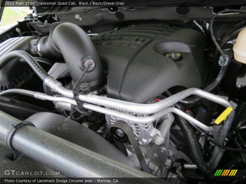 Black / Black/Diesel Gray 2013 Ram 1500 Tradesman Quad Cab