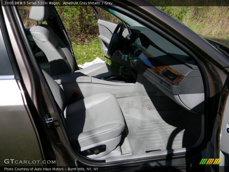 Amethyst Grey Metallic / Grey 2006 BMW 5 Series 530xi Wagon