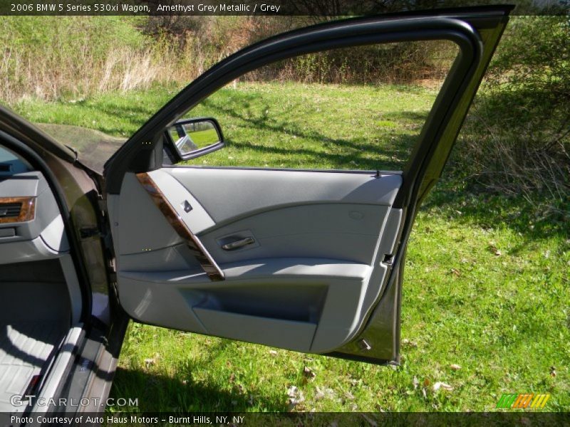 Amethyst Grey Metallic / Grey 2006 BMW 5 Series 530xi Wagon