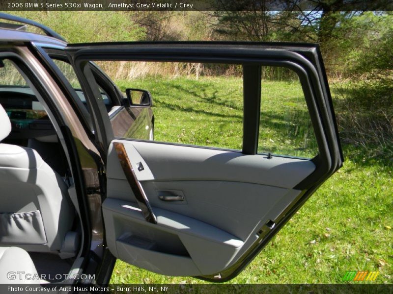 Amethyst Grey Metallic / Grey 2006 BMW 5 Series 530xi Wagon