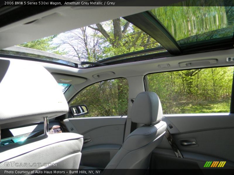 Amethyst Grey Metallic / Grey 2006 BMW 5 Series 530xi Wagon