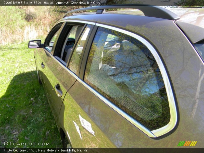 Amethyst Grey Metallic / Grey 2006 BMW 5 Series 530xi Wagon