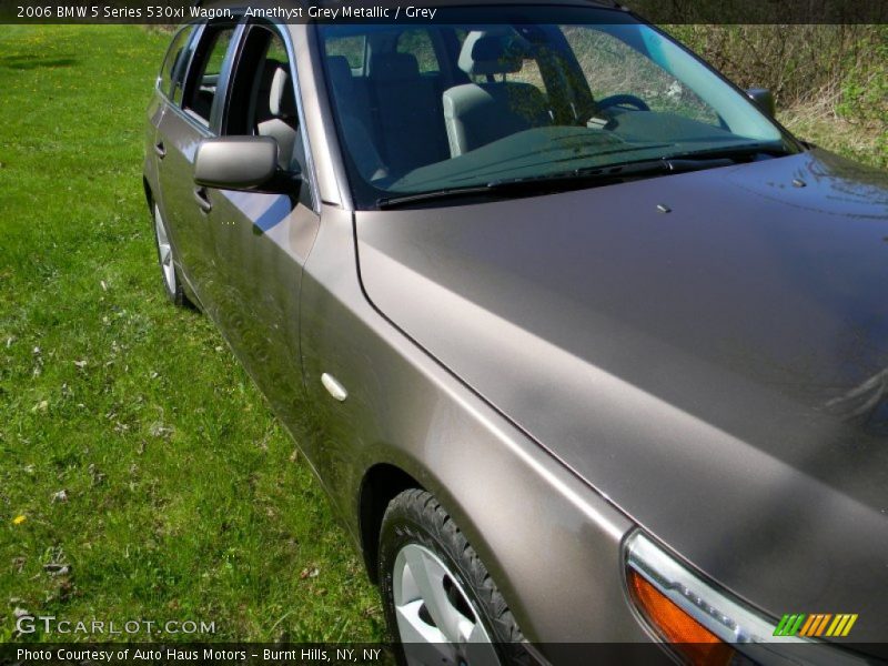 Amethyst Grey Metallic / Grey 2006 BMW 5 Series 530xi Wagon