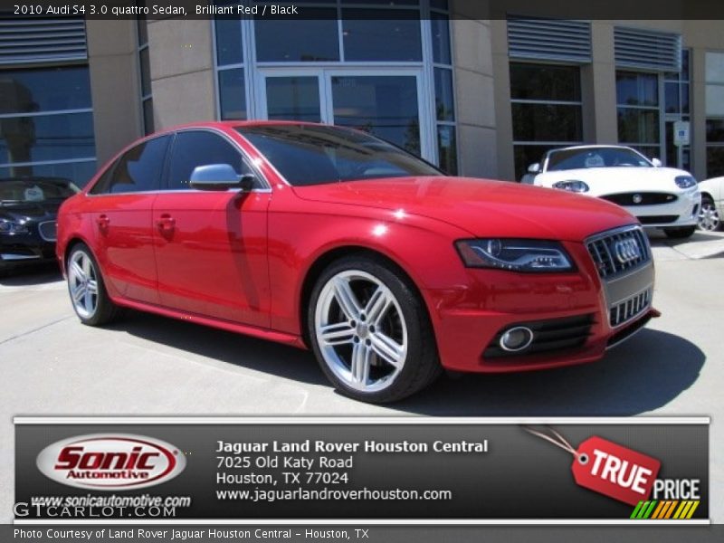 Brilliant Red / Black 2010 Audi S4 3.0 quattro Sedan