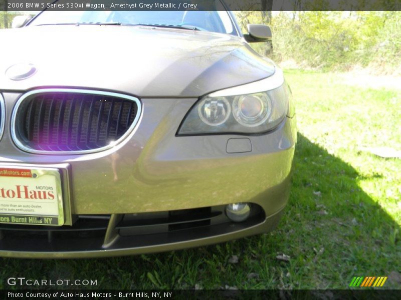 Amethyst Grey Metallic / Grey 2006 BMW 5 Series 530xi Wagon