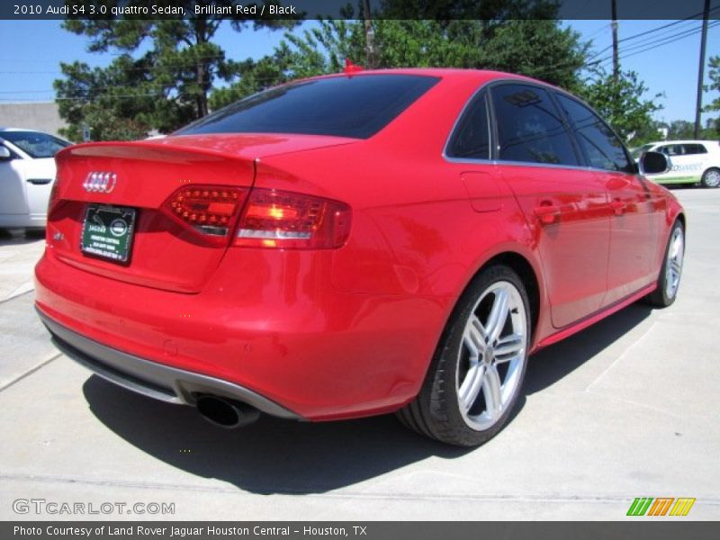 Brilliant Red / Black 2010 Audi S4 3.0 quattro Sedan