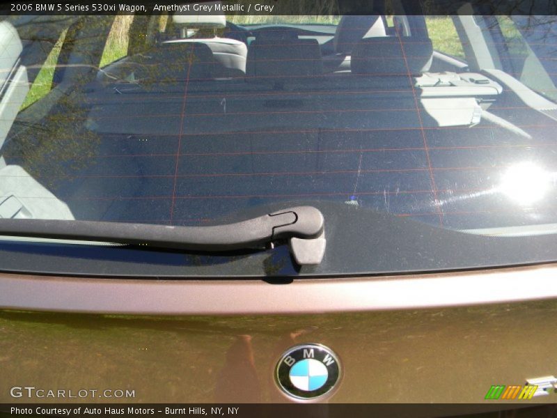 Amethyst Grey Metallic / Grey 2006 BMW 5 Series 530xi Wagon
