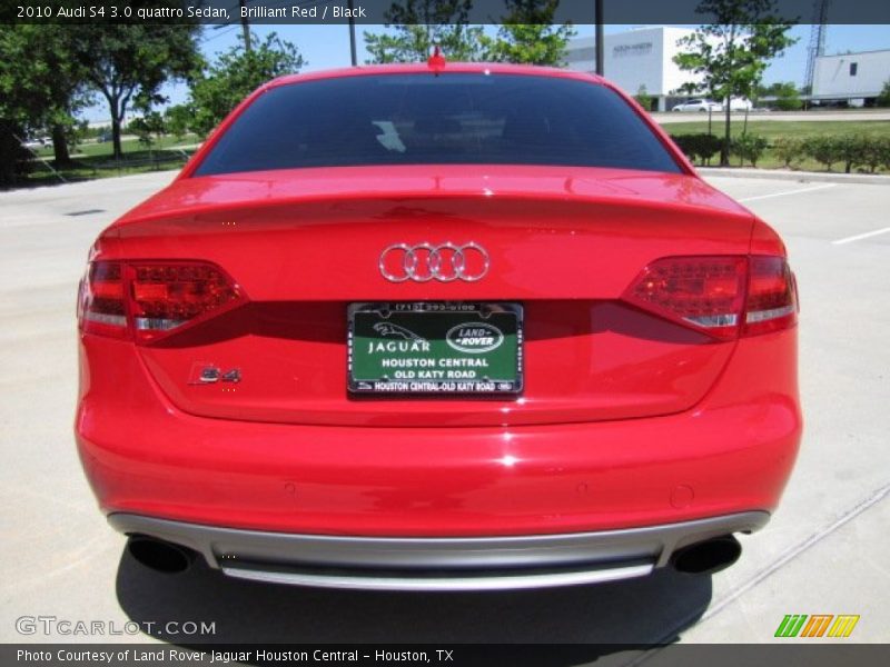 Brilliant Red / Black 2010 Audi S4 3.0 quattro Sedan