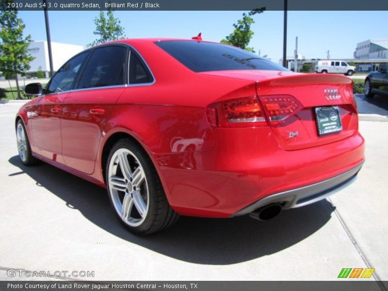Brilliant Red / Black 2010 Audi S4 3.0 quattro Sedan