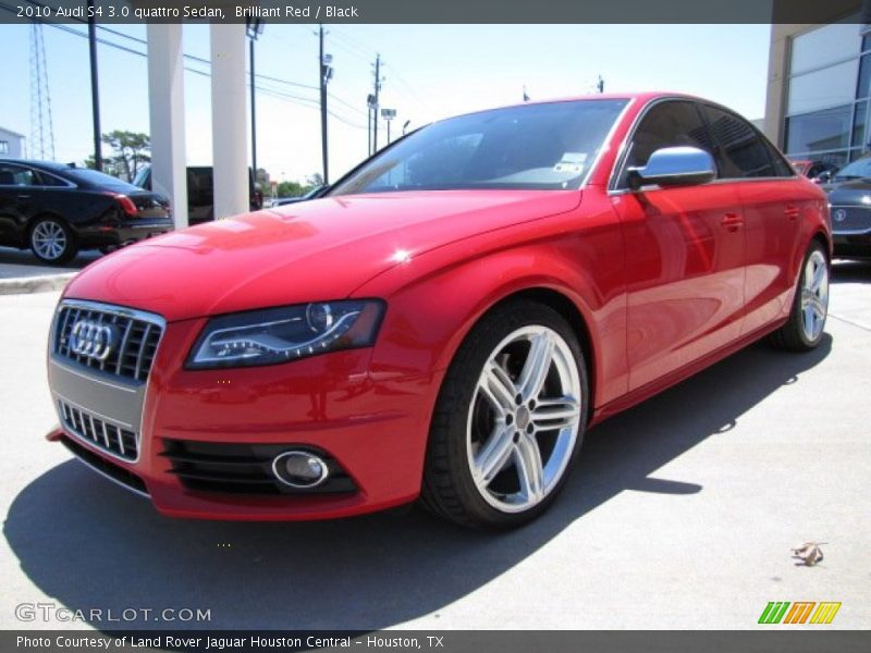 Brilliant Red / Black 2010 Audi S4 3.0 quattro Sedan
