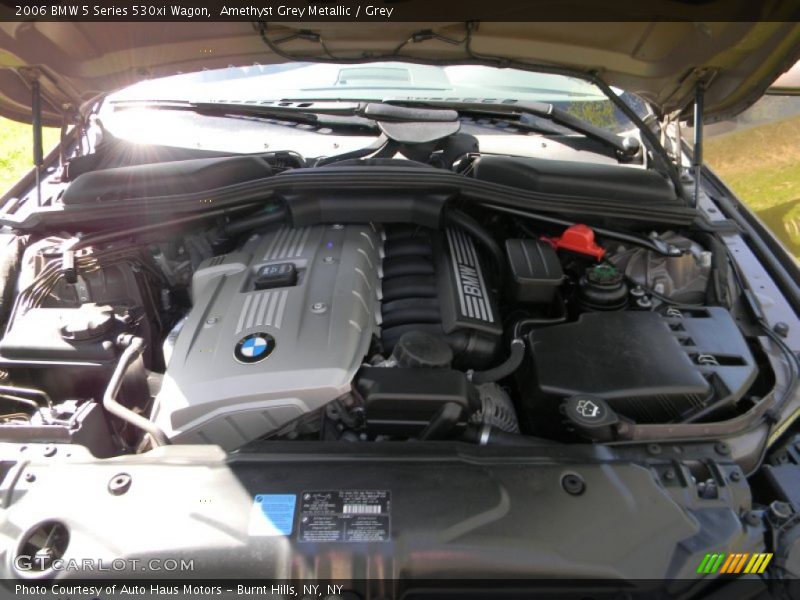 Amethyst Grey Metallic / Grey 2006 BMW 5 Series 530xi Wagon