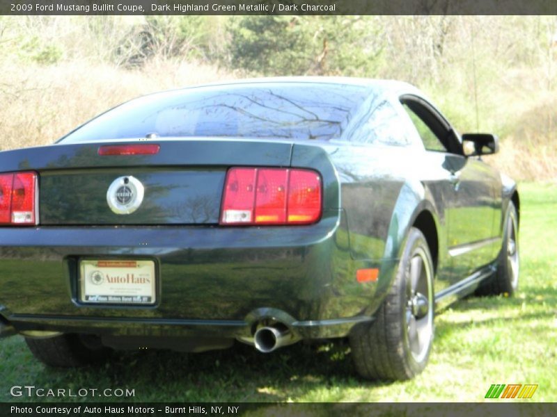 Dark Highland Green Metallic / Dark Charcoal 2009 Ford Mustang Bullitt Coupe