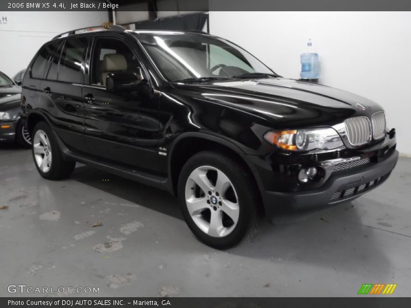 Jet Black / Beige 2006 BMW X5 4.4i